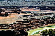 Mesas and the Colorado River from Dead Horse Point Overlook
